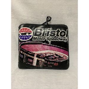 NASCAR Bristol Race Seat Cushion Motor Speedway Vinyl Stadium Seat 14” x 12”